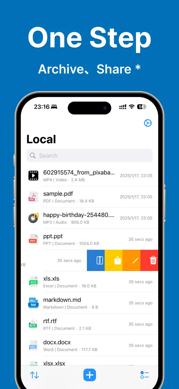 Screenshot #1 pour Zip Opener -Unzip Unrar Tool