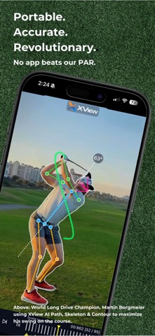 XView AI: Golf Swing Analysis iPhone screenshot