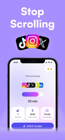 Scrollcut: Screen Time Control Screenshot 1 of 7