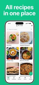 Save Recipes - Mr. Cook screenshot