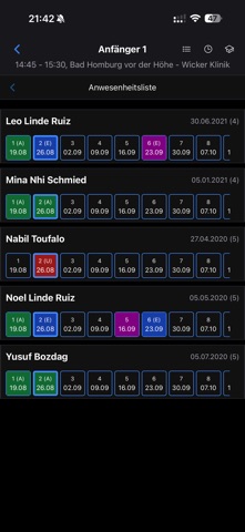 Course Manager screenshot