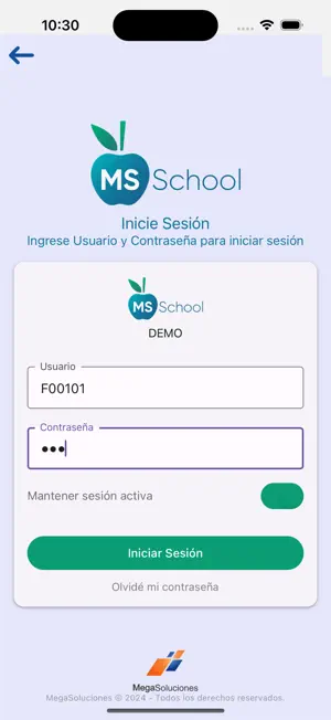MSSchoolApp screenshot 3