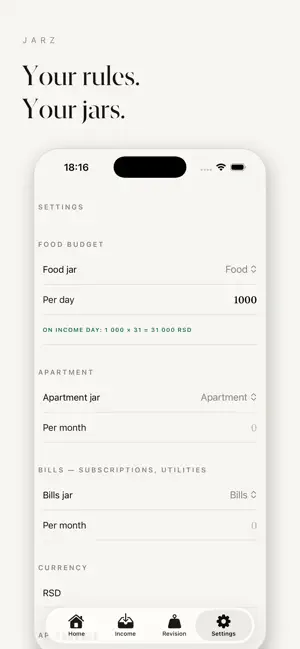 Jarz — Salary Planner screenshot 1