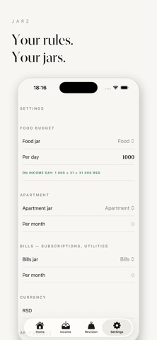 Jarz — Salary Planner Screenshot 1 of 4