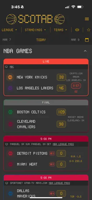 ScoTab screenshot 2