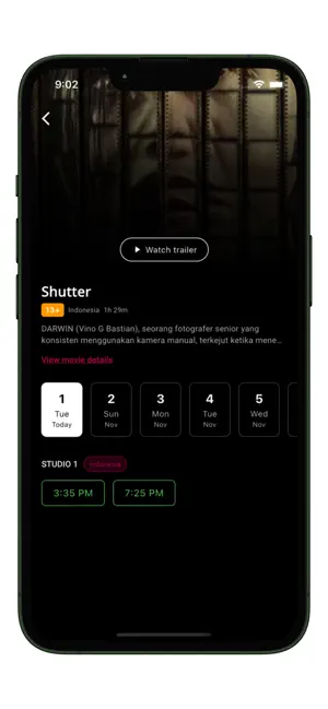 Platinum Cineplex Indonesia iPhone screenshot 2