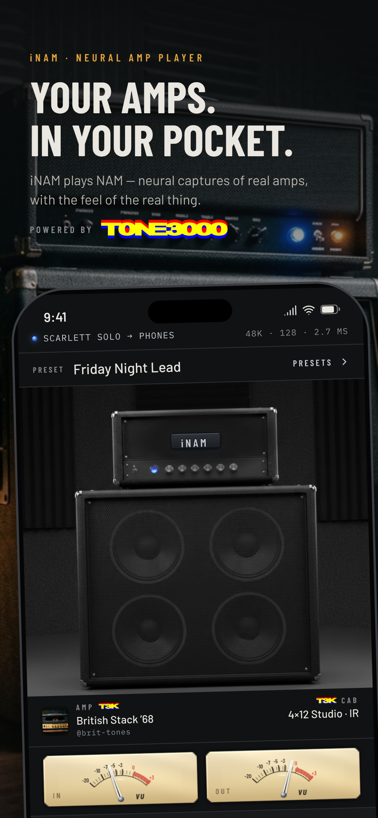 iNAM: NAM Guitar Amp Player