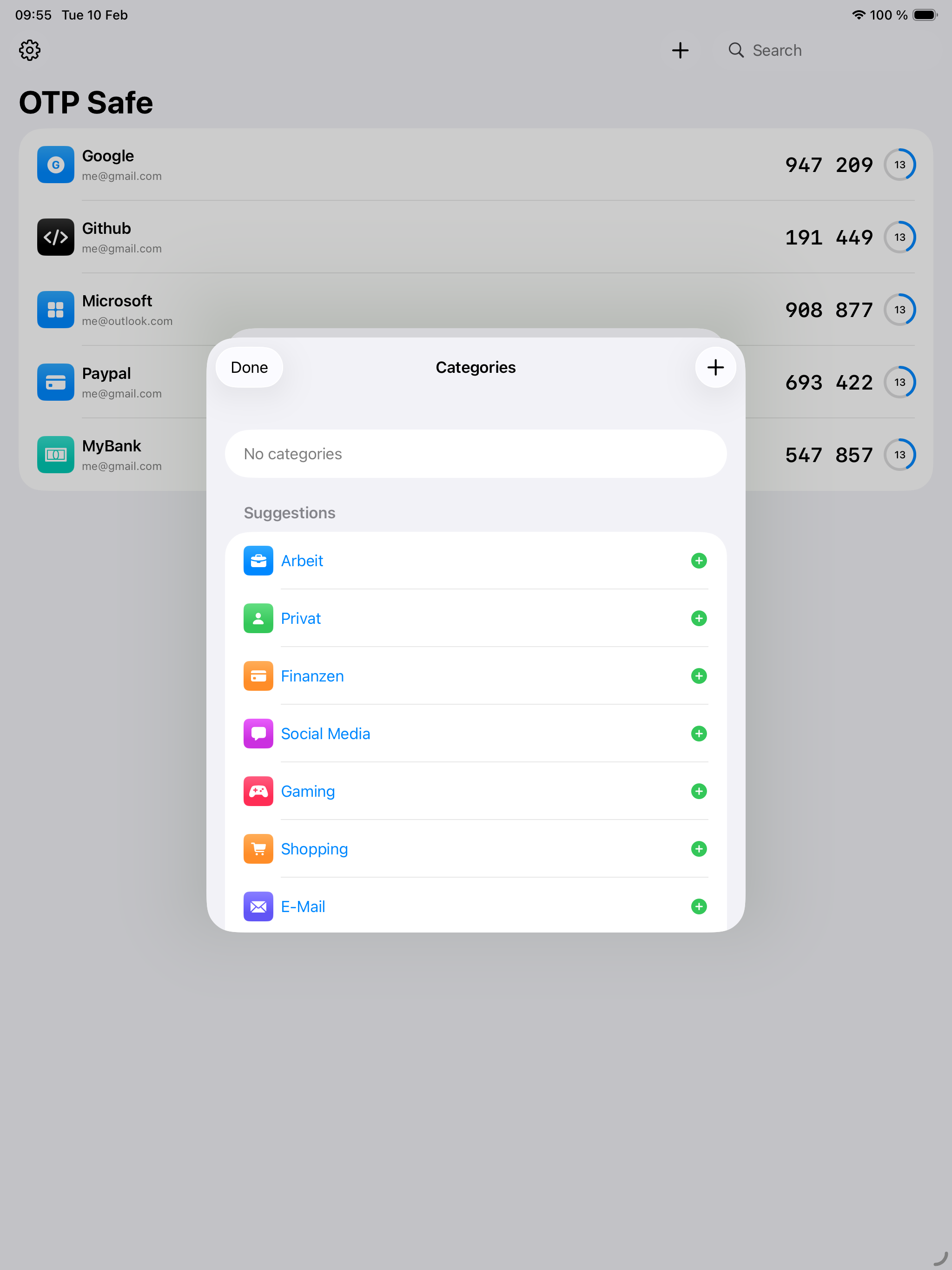 OTP Safe - Store your 2FA screenshot 9