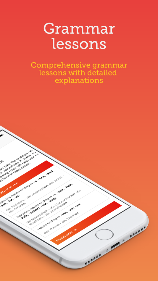 #5. Grammatisch - Learn German (macOS) Podle: Konsonant Ensino Digital de Idiomas Ltda