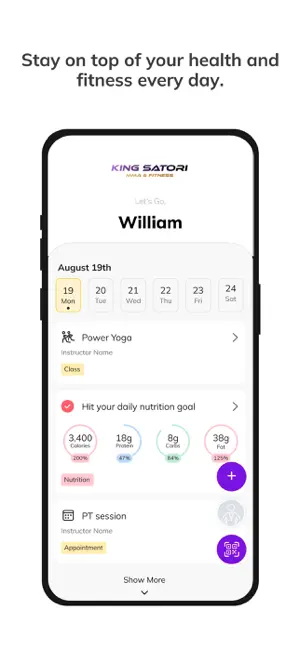 King Satori Fitness screenshot 2