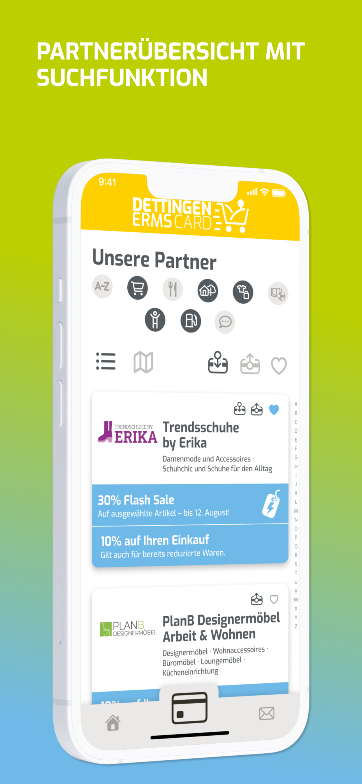 DETTINGEN ERMSCARD & App
