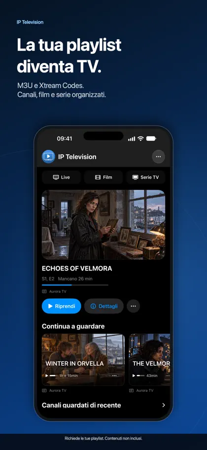 IP Television: IPTV Player ekran görüntüsü 3 / 6