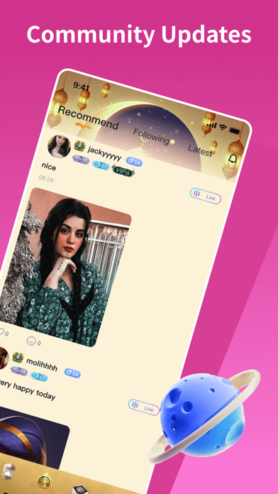 MoliStar - Chatroom Party Screenshot