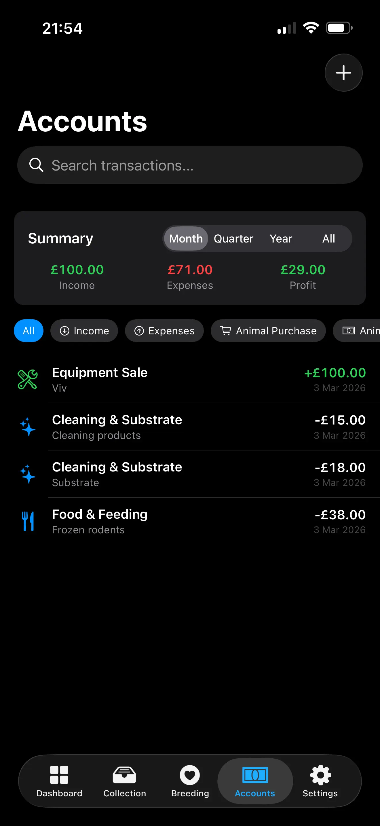#9. Monty: Ball Python Manager (iOS) Door: Jordan Marshall