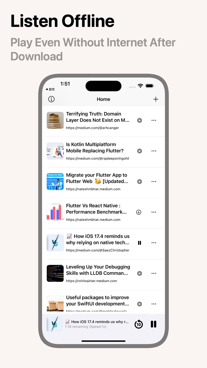 Audiblog - Read Articles Aloud