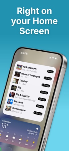 Next Episode - Track TV Shows iPhone screenshot