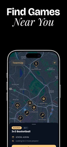TeamUp - Find Your Game Screenshot 1 of 4