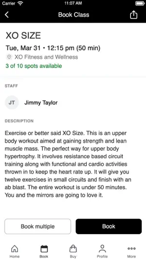 XO Fitness and Wellness screenshot 3