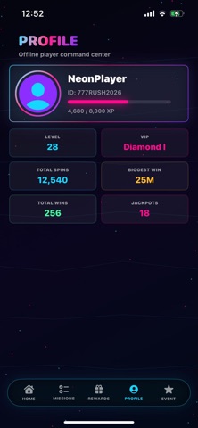 Neon777Rush Screenshot 1 of 6
