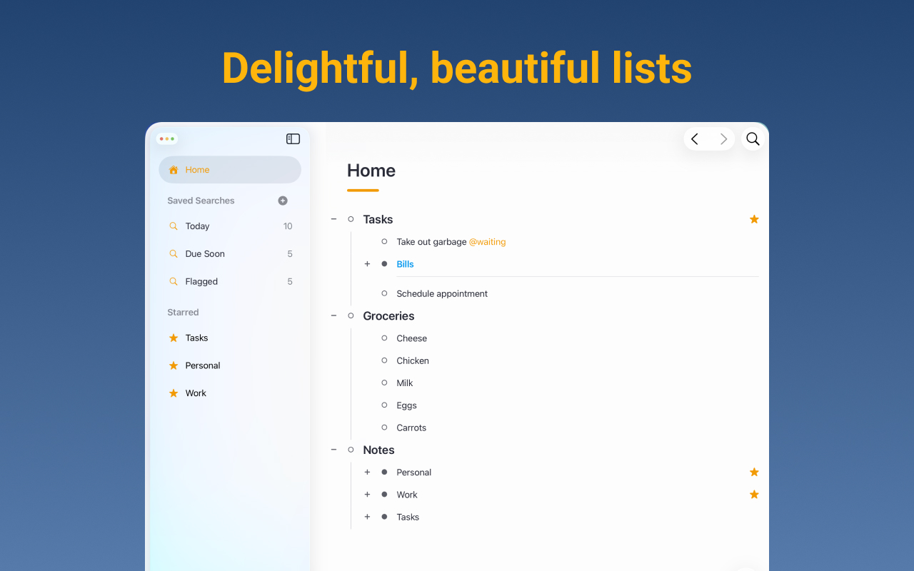 Airlist - Notes & Tasks