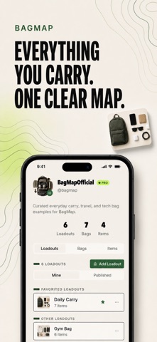 BagMap: Bag & Gear Tracker Screenshot 2 of 7
