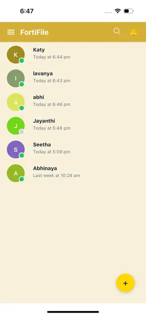 FortiFile screenshot 2