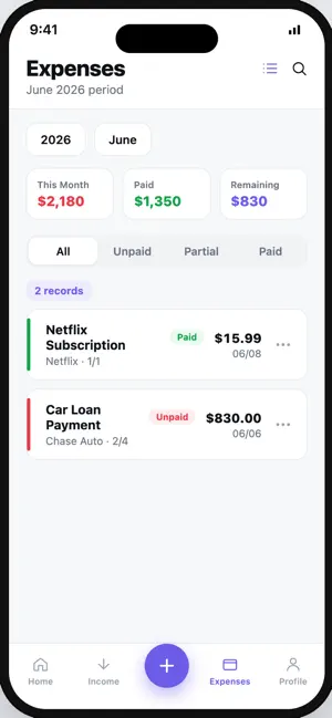 Cuzdanim Budget Tracker screenshot 2