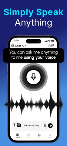 Chat+ AI: Safe & PIN-Protected iPhone screenshot