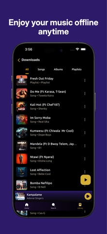 AfroCharts iPhone screenshot