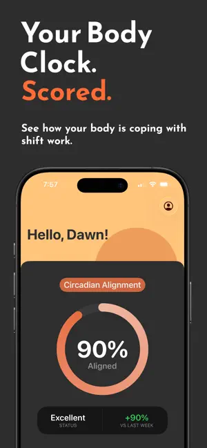 Riseo: Night Shift Tracker screenshot 1