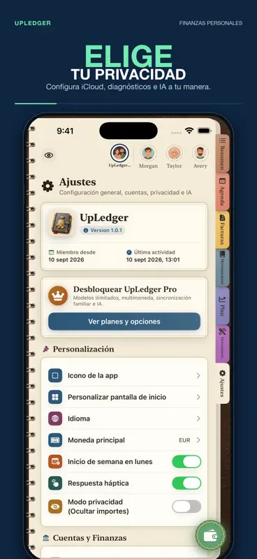 UpLedger: Finanzas Personales screenshot 10 of 10