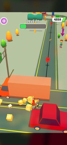 骑摩托车送货的快递员 screenshot