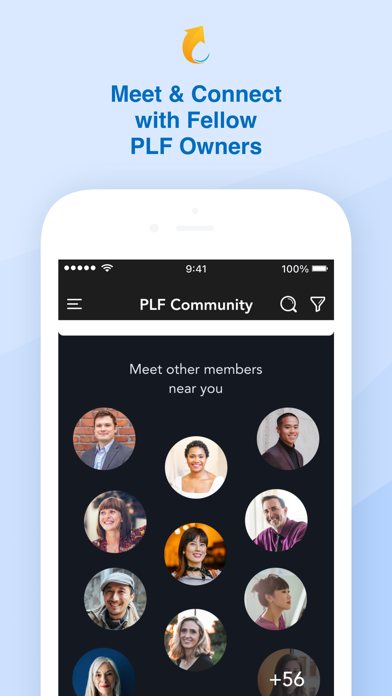 PLF Community iPhone screenshot 1 - Business app