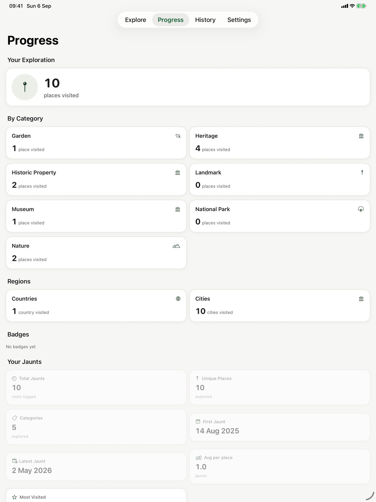 Screenshot 8 of Jaunt Log