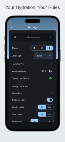Hydrator: 智能喝水提醒 screenshot