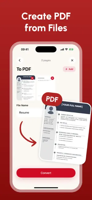 Pic to PDF Easy Converter + screenshot 2