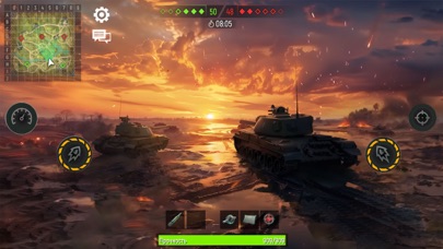 Modern Tanks 2: せんしゃ 戦争 戦車 ゲームのおすすめ画像6