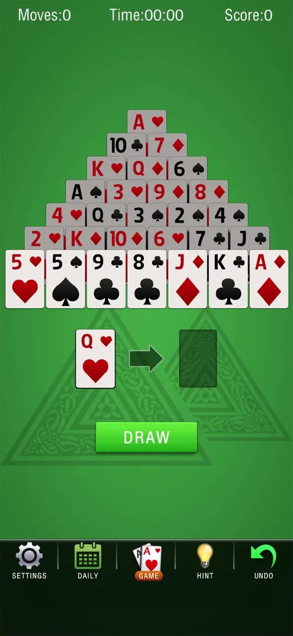 Screenshot #1 pour Solitaire Pyramide 2026