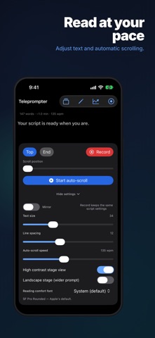 GoScript: AI Teleprompter Screenshot 2 of 5