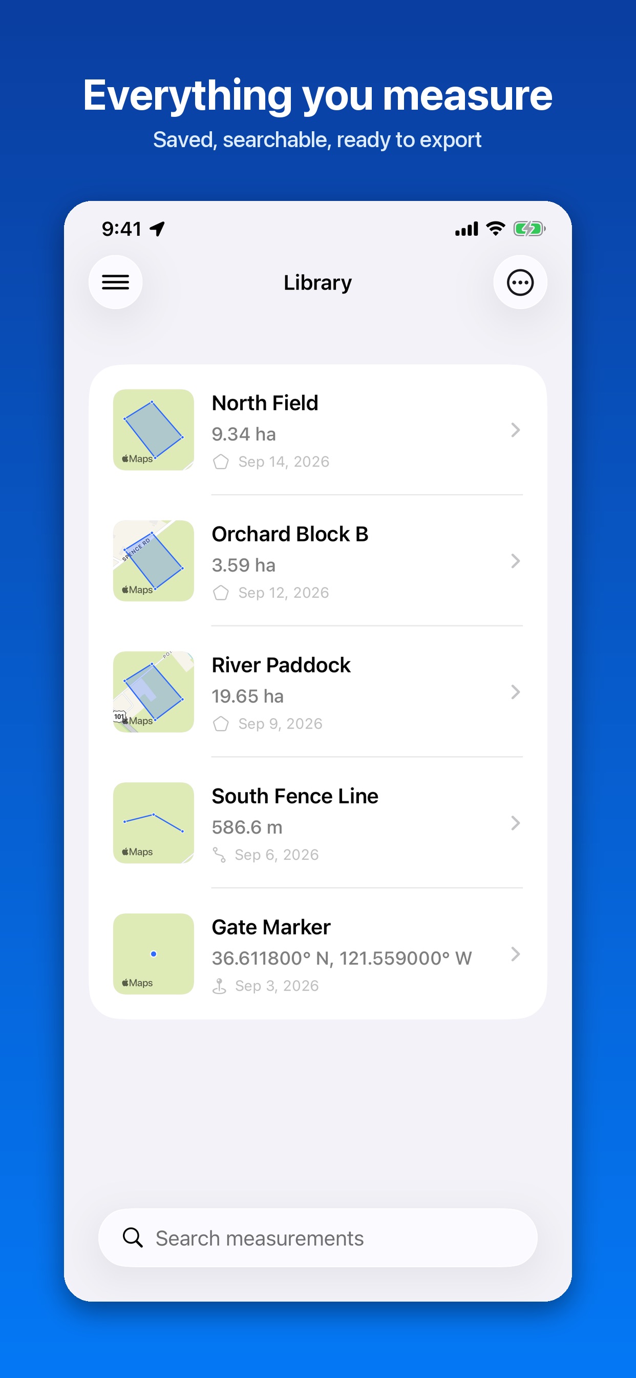 Screenshot 5 of Field Area Measure: GPS Map