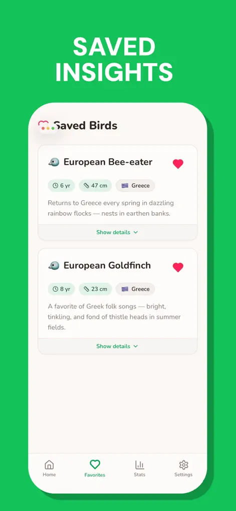 Birds of World: Chirpy - Reference App | MWM