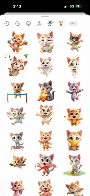 Adesivos Gatinhos Divertidos_3