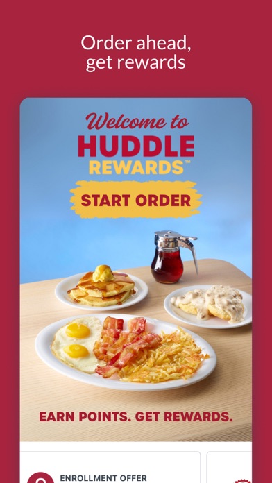 Huddle House App iPhone screenshot 1 - Food & Drink app