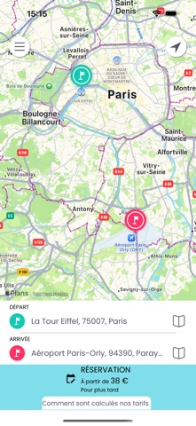 Muvy vtc Bordeaux screenshot