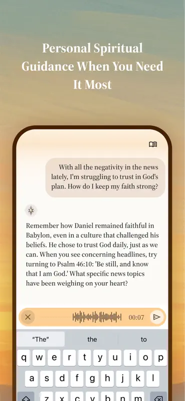 Faithy: Devocional y Oración screenshot 8 of 9