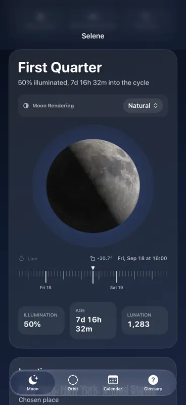 Selene Moon Calendar screenshot 1 of 10