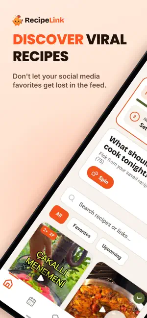 RecipeLink: Save Viral Recipes screenshot 1