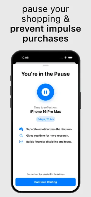 Pause Your Shopping | Need It? screenshot 2