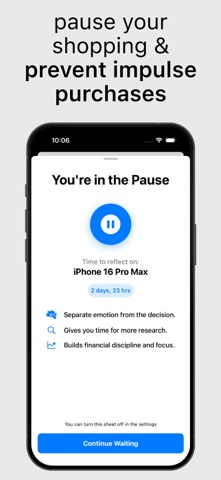Pause Your Shopping | Need It? Screenshot 2 of 5