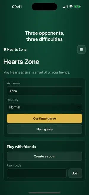 Hearts Zone: Card Game screenshot 4